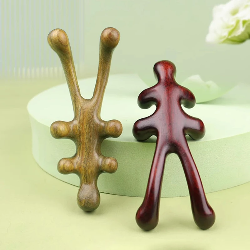 

1Pcs Face Scalp Gua Sha Massager Nose Shaper Natural Facial Wooden Sandalwood Wide Tooth Combs Massage Tool For Guasha Scraping