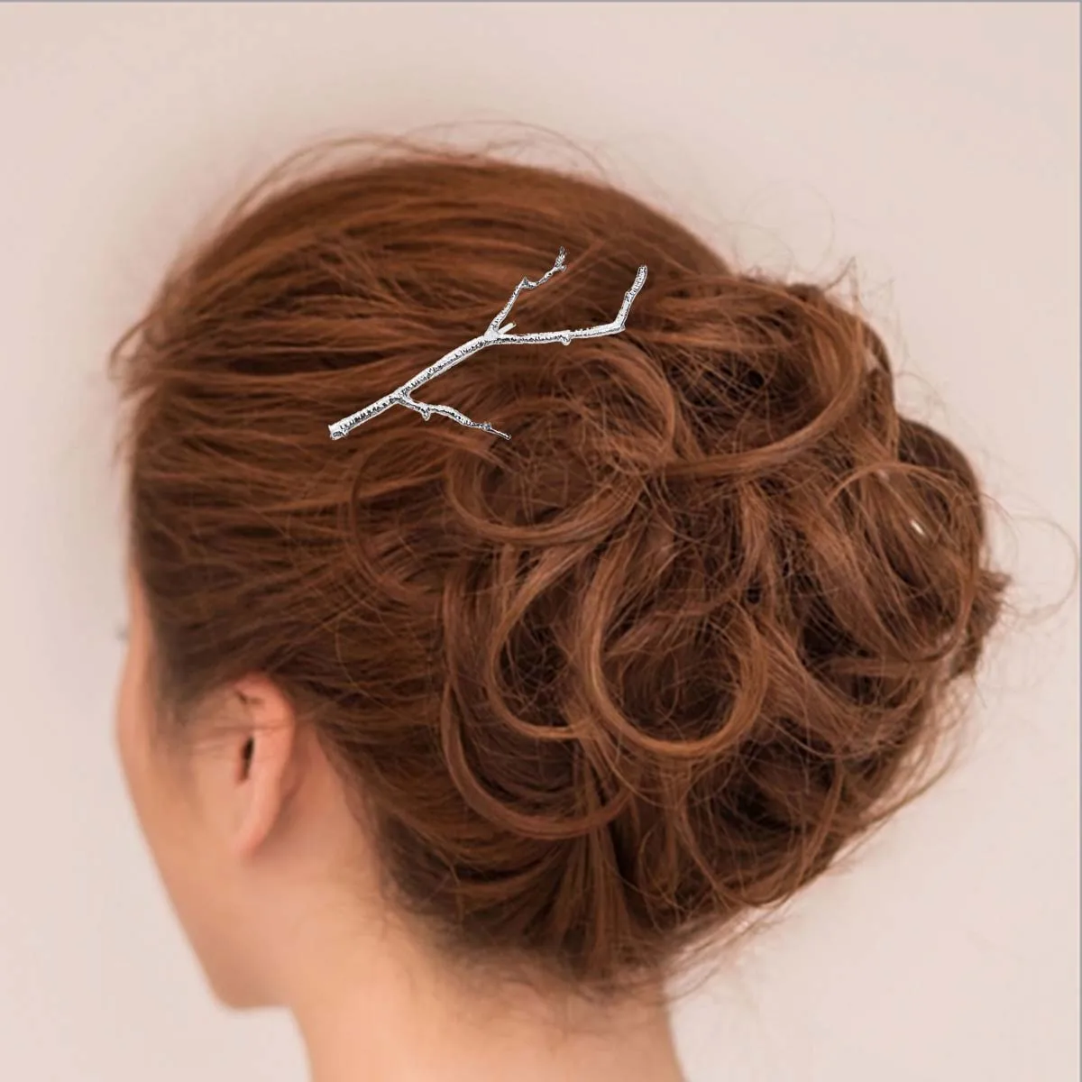 

3 Pcs Fancy Branch Hairpin Decorative Barrettes Rhinestones Silver Clip Bridesmaid