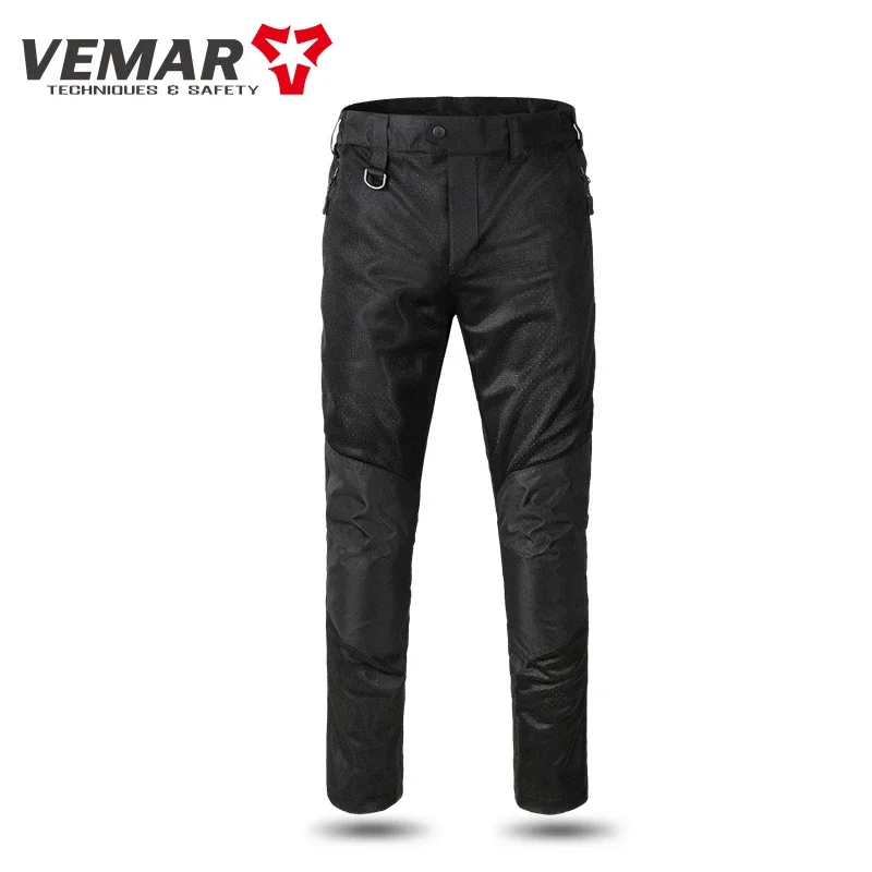 

VEMAR Men's Summer New CE1/2 Motorcycle Riding Pants Mesh Breathable and Anti Drop Large High-quality Motorcycle Riding Pants