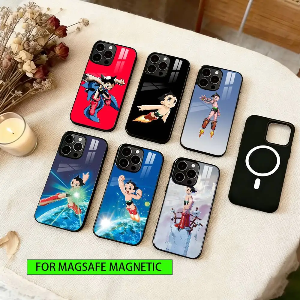 

Astro Boy Phone Case Magnetic with Magsafe Wireless Charging For iPhone17,16,15,14,13,12,11 Plus,Pro