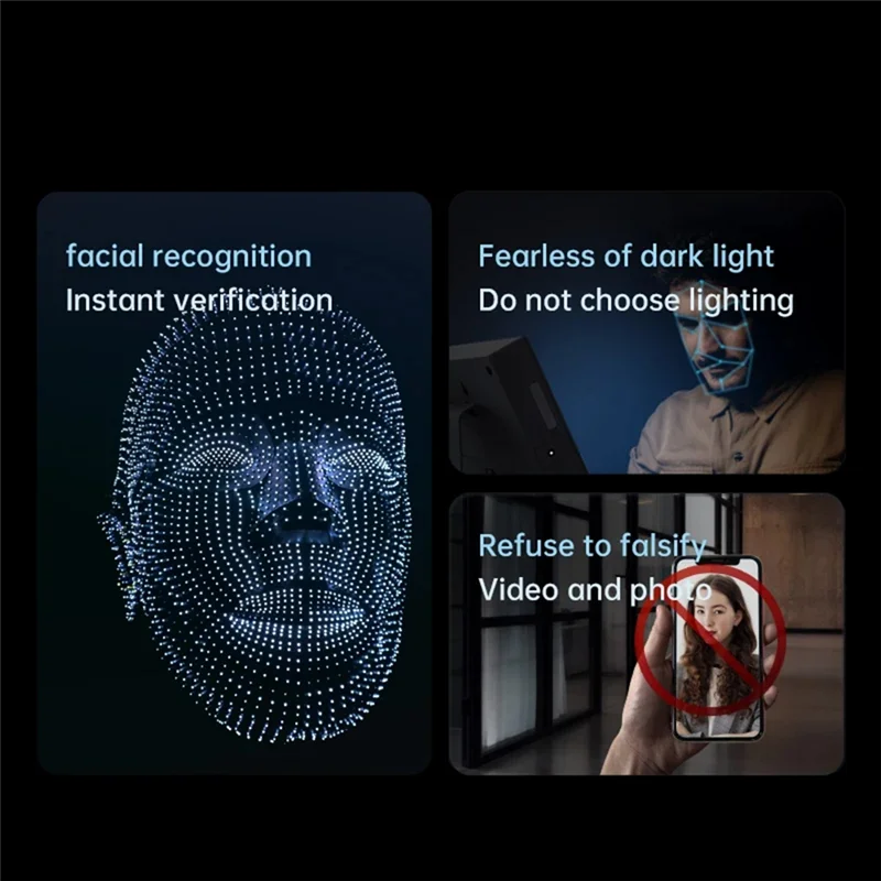 AAAEL-Attendance Machine T500 Facial Recognition Card Swipe Password Login Palmprint Identification For Administration