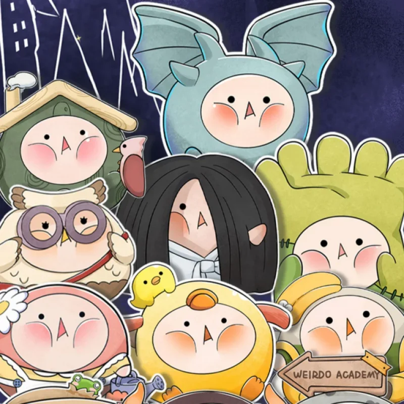 BlackToys Weirdo Academy 오픈 데이 시리즈 블라인드 박스 서프라이즈 박스 오리지널 액션 피규어 만화 모델 선물 장난감 컬렉션