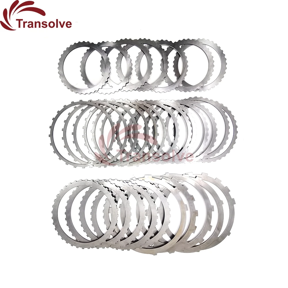 

Auto Transmission TR60SN 09D Clutch Plates Steel Kit Fit For AUDI VW 2004-UP Car Accessories Transnation W185881A