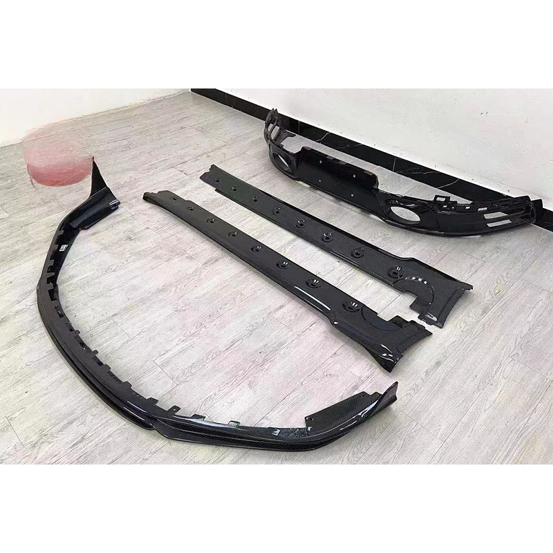 

High Quality Carbon Fiber F Style Body Kit Front Lip Side Skirt Rear Diffuser For 911 992 Carrera