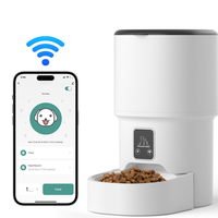 4L Tuya WiFi large capacity smart cat feeder, can set timed and quantitative feeding, suitable for cat and dog pet feeding bowls