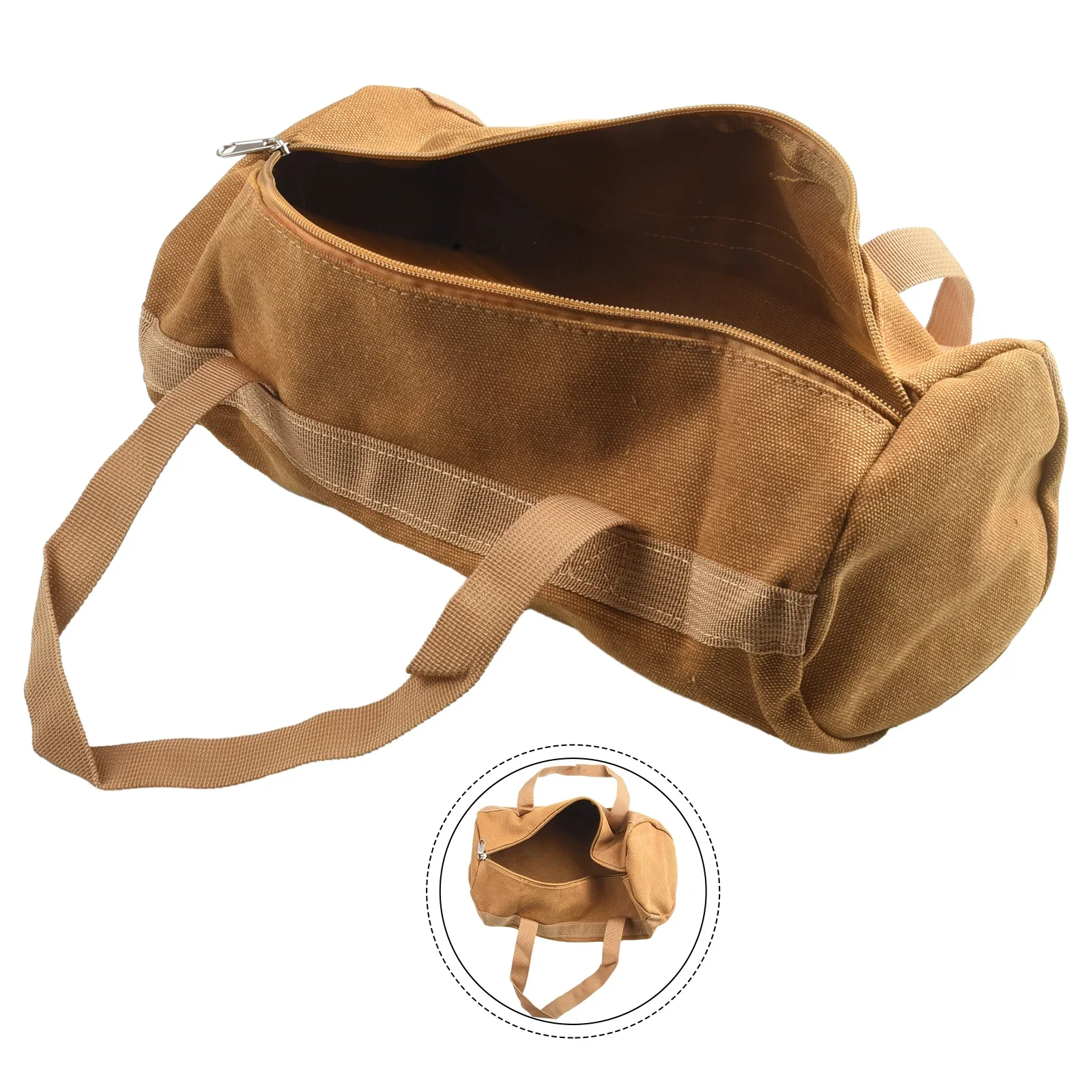 

Outdoor Camping Canvas Storage Bag Tool Bag Tableware Bag Travel Tool StorageBag Tear-resistant Outdoor Camping Tool Storage