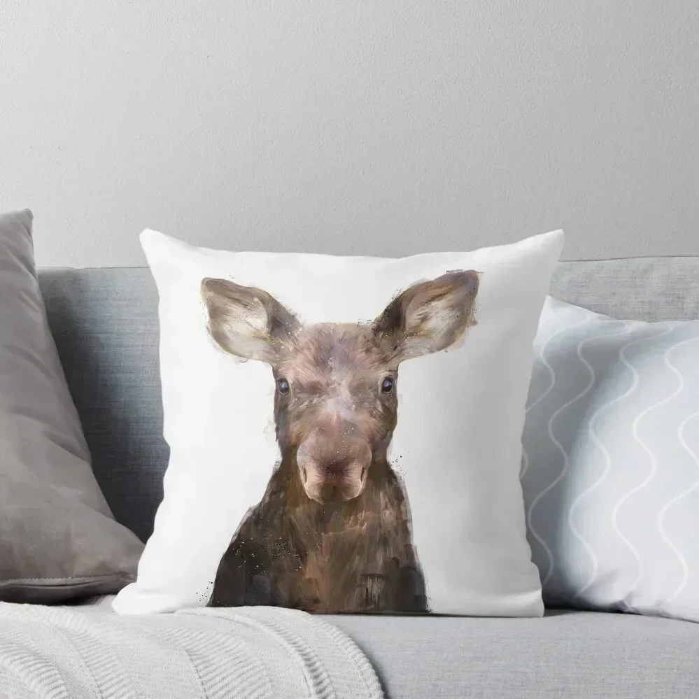 

Little Moose Throw Pillow Embroidered Cushion Cover christmas cushions covers anime girl Decorative Sofa Cushions pillow