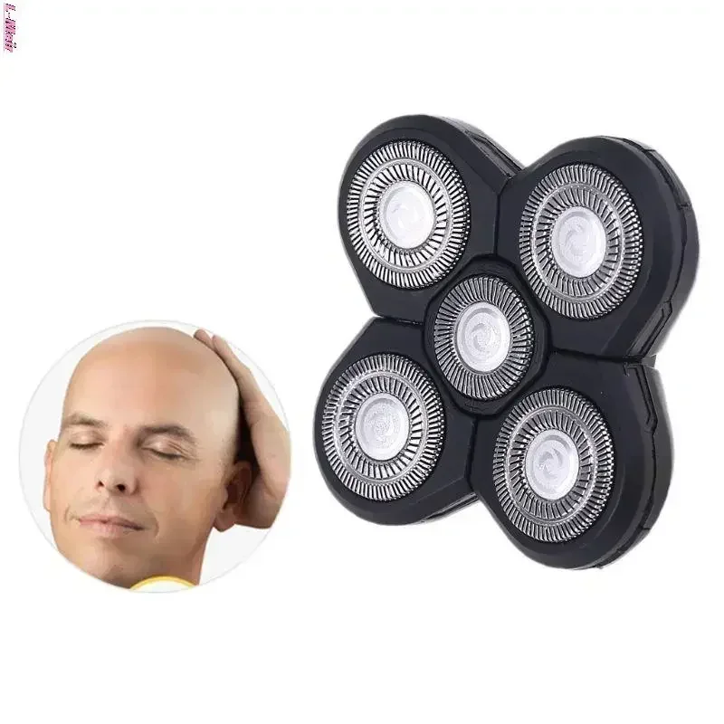 남성용 전기 면도기 키트, 5D 면도날 교체, 5 개의 면도 헤드 블레이드