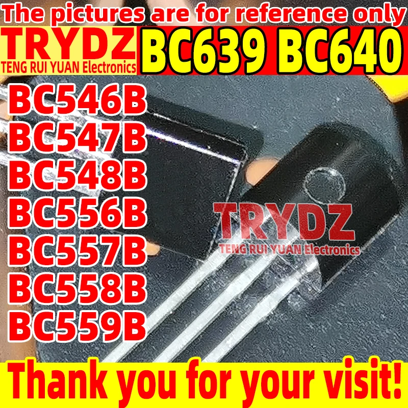 50pcs New BC639 BC640 BC546B BC547B BC548B BC556B BC557B BC558B BC559B TO-92