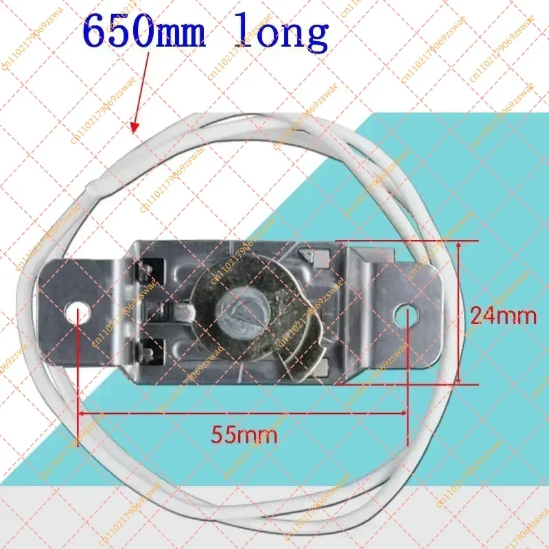 Refrigerator Thermostat Replacement WPF31E-L-EX Metal Cord AC250V 6(4)A 50/60Hz 60cm