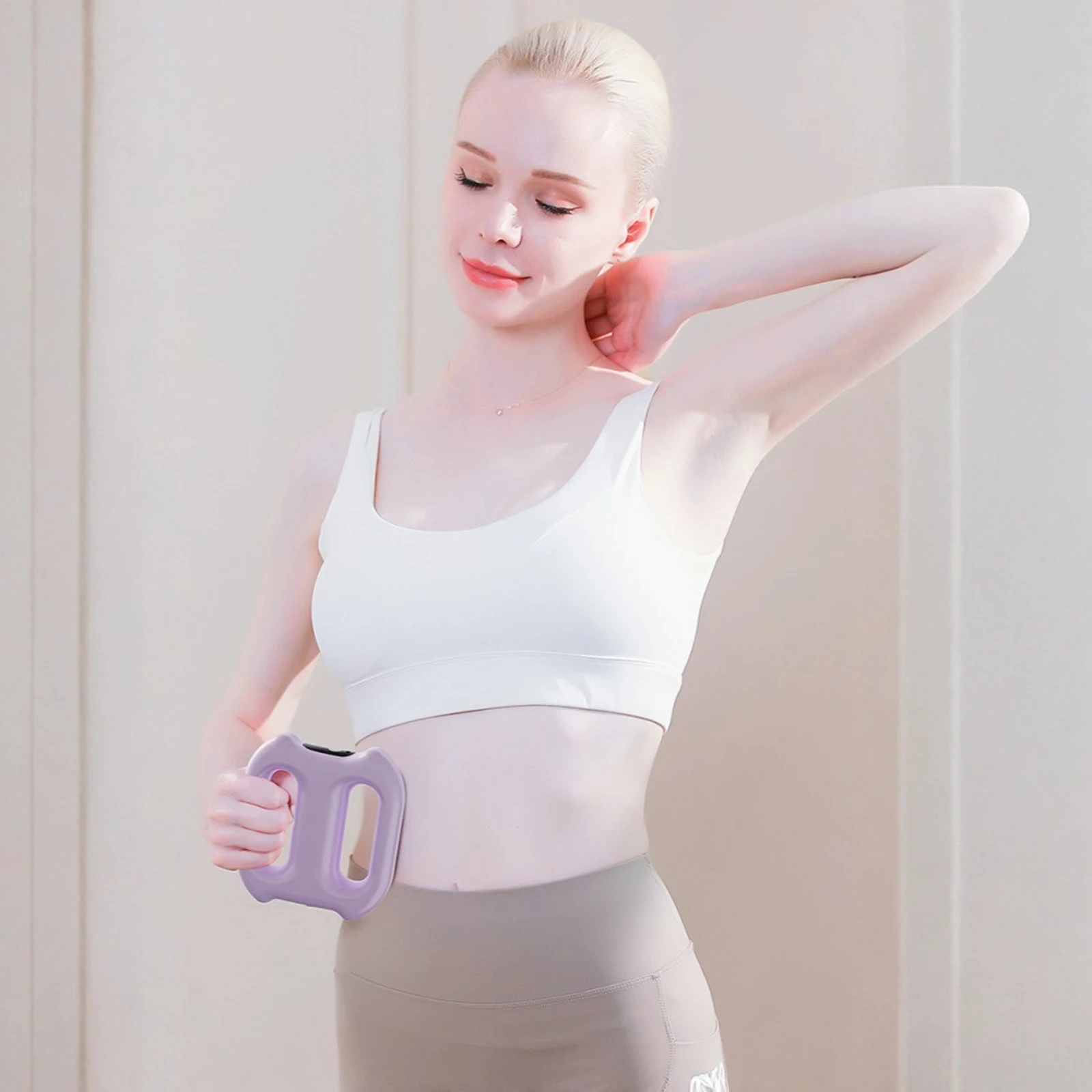 

Беспроводное электрическое фасциальное кольцо, противоскользящий силиконовый вибрационный массажный инструмент, массажер для похудения тела для релаксации, фитнеса, мышц