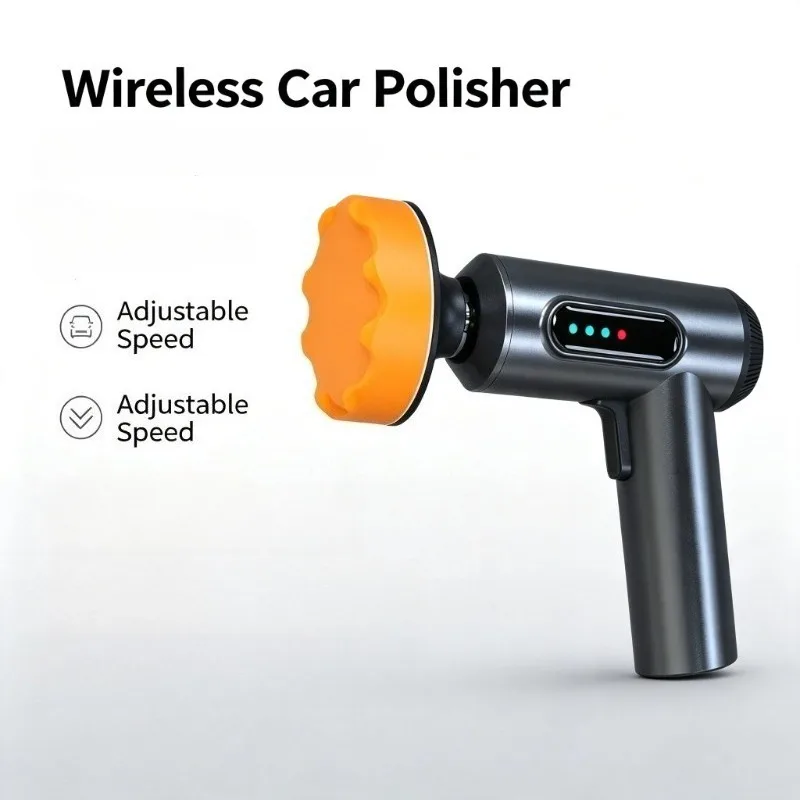 Car Polishing Sanding Machine Wireless Car Paint Scratch Repair Windscreen Glass Oil Film Remove Machine Leather Care