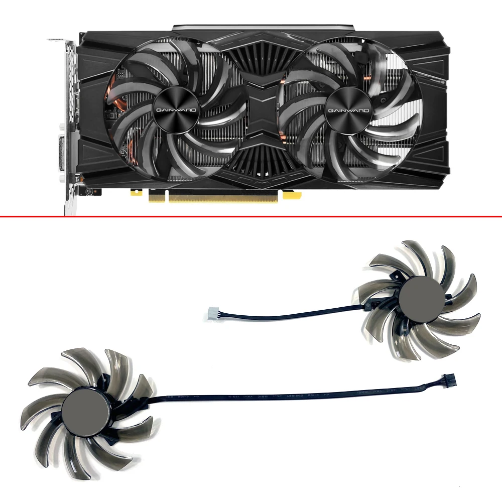 

NEW 85MM 4PIN GA91S2U Cooling Fan RTX2060 2070 GPU Cooling Fan For Gainward Geforce RTX 2060 2070 SUPER Ghost Graphics Card Fans