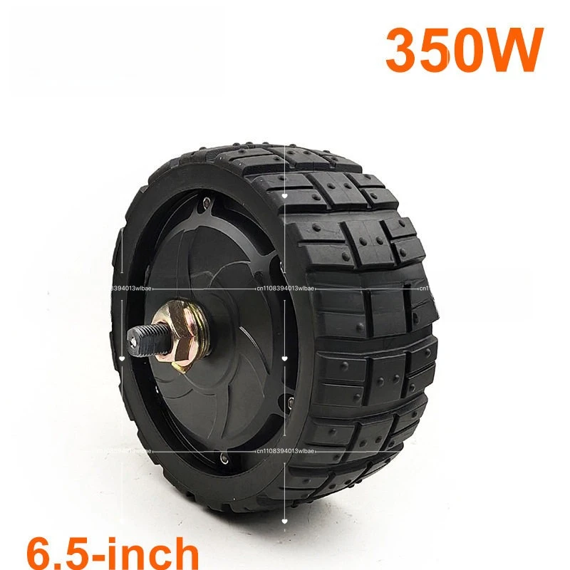 

350W 6.5 Inch Off-road Solid Tire Brushless Motor Fat Wide Wheel