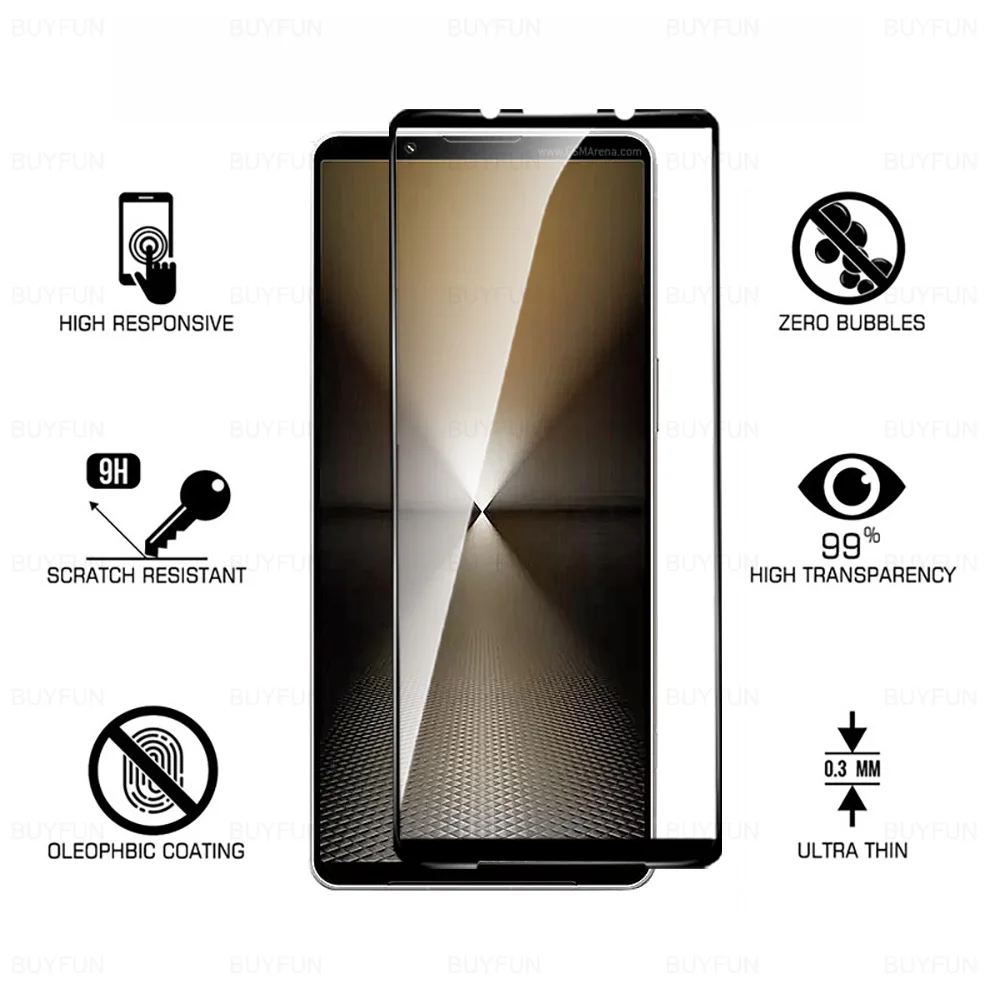 6in1 Camera Glass For Sony Xperia 1 VI 10 6th Tempered Glass Xperia1VI Xperia10VI 1VI 10VI 5G 2024 Armor Lens Screen Protector