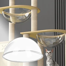 Cat Space Clear Capsule Furniture Withstand Voltage Environmental Protection Material Acrylic Bed Holder Lightweight Replacement