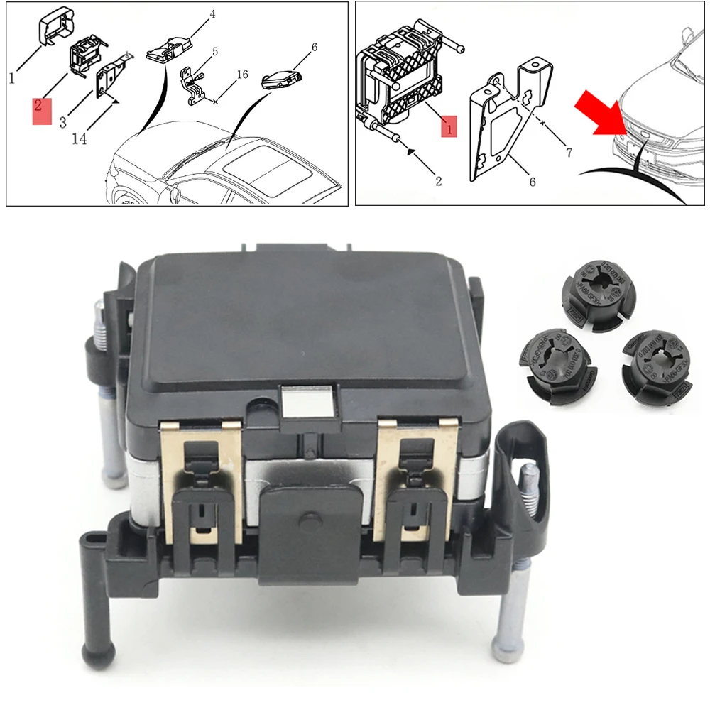 ACC Adaptive Distance Cruise Control Radar Sensor Module 6600004947 7088038400 For Geely Atlas Pro Boyue Tugella FY11 Xingyue