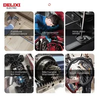 DELIXI ELECTRIC Allen Key Set，Allen Hex Wrench Screwdriver Set With Sleev Universal Torque Long Metric,for Motorcycles, Bicycles 5
