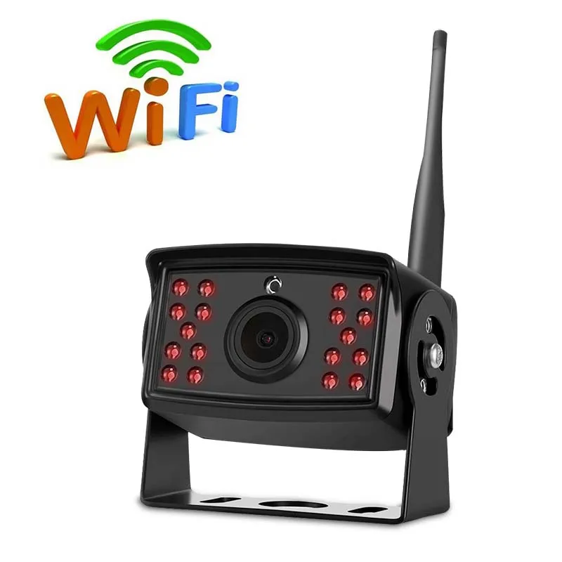 Câmera de visão frontal e traseira para iOS ou Android Phone, WiFi Truck Bus, RV Camper Trailer, Pickups Van, RV, DVR Recorder, HD 720P, 5G