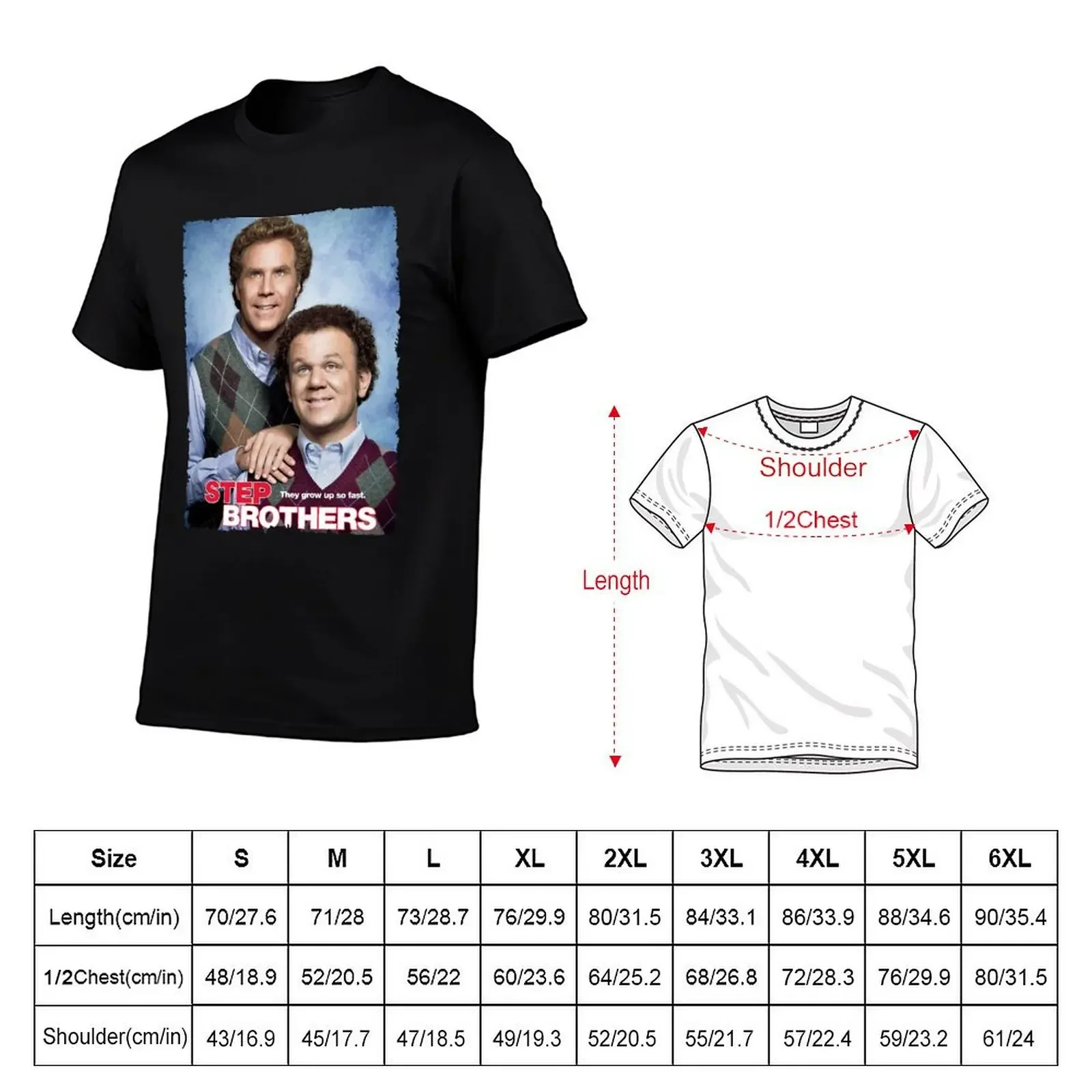 John C Reilly step brother T-Shirt plain boys whites blanks oversized graphic tee mens tall t shirts