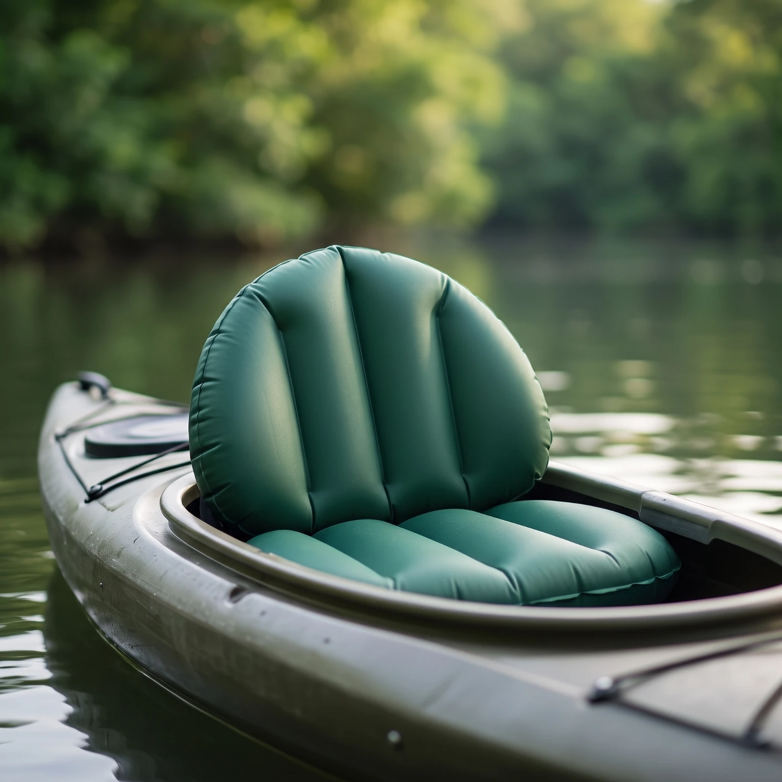Inflatable Boat Cushion Compact Inflatable Seat Cushion Soft Long-Lasting for Boaters, Boating, Kayaking