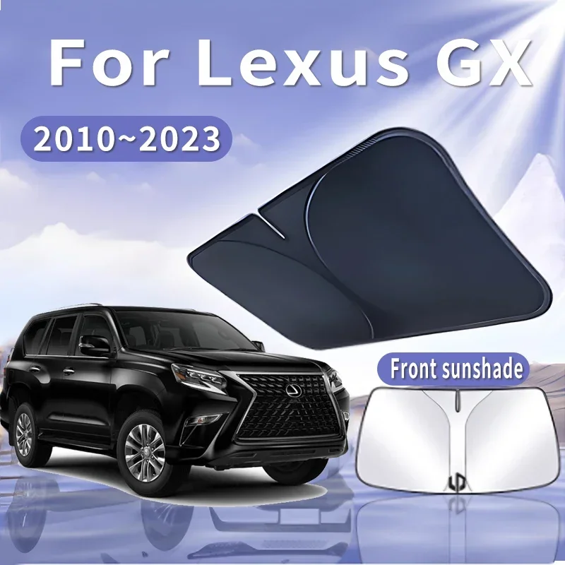 

Foldable Car Sun Visor For Lexus GX 460 2010~2023 2018 Front Windshield Sunshade Heat Insulation Summer Cooling Auto Accessories