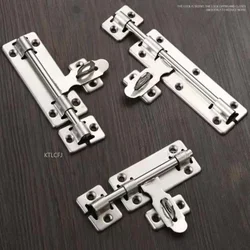 4/6/8Inch Stainless Steel Slide Bolt Lock Safety Door Hardware Gate Bolt Gate for Gates Fences Garage Shed Doors