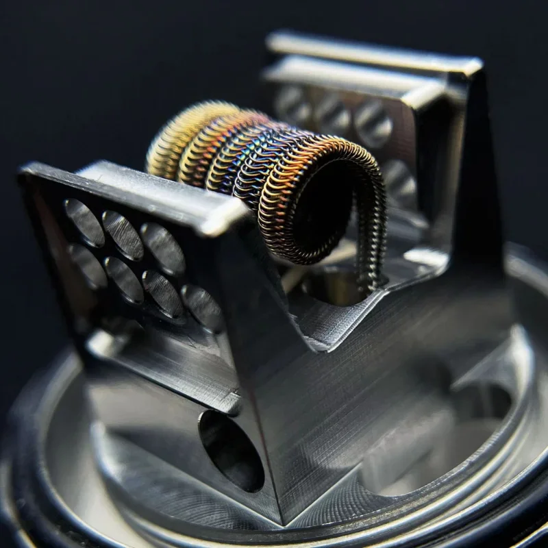 خزان قابل لإعادة البناء مع بناء ملف واحد ، بخاخ قلم Vape أصلي ، إبداعات رعدية ، Blaze Solo RTA ، 316SS ، يليق ، بخاخ ،