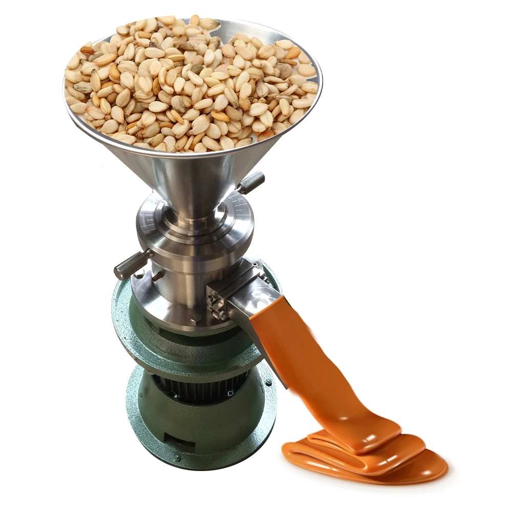 Stainless Steel Colloid Mill Peanut Grinding Mill Fruit Jam Sesame Almond Chickpea Milling Machine Peanut Butter Making Machine