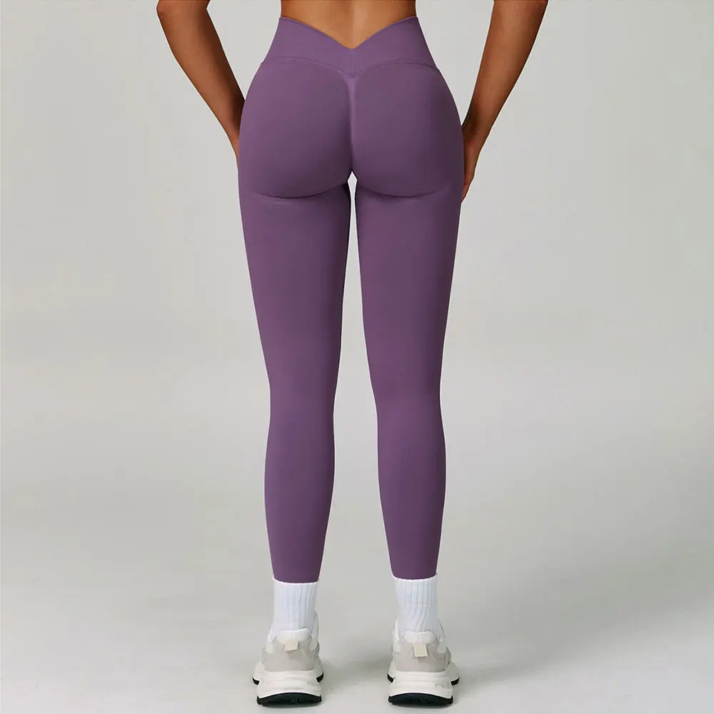 

Бесшовные штаны для йоги, спортивные леггинсы с высокой талией и подъемом бедер, тренировочные быстросохнущие штаны для фитнеса, колготки пуш-ап