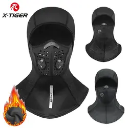 X-TIGER Winter Ski Mask Cycling Mask Anti-Dust Cycling Mask with Filter Windproof Full Face Cover Balaclava Skiing Skating Hat