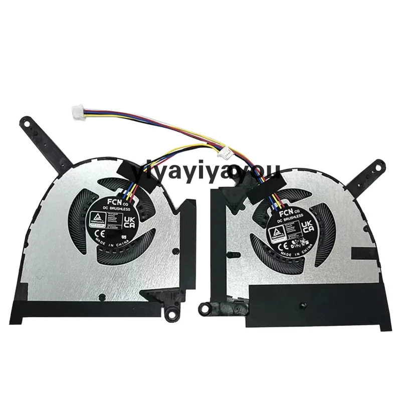New For Asus TUF Dash F15 FX517ZM FX517ZR FX517ZC RTX3050 RTX3060 RTX3070 TI Laptop CPU & GPU Cooling Fan DC12V  5V