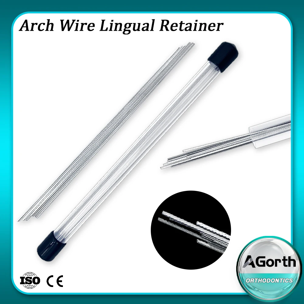 10 stücke Kieferorthopädische Dental Edelstahl Lingual Retainer Twist Drähte 150mm Zahnmedizin Materialien