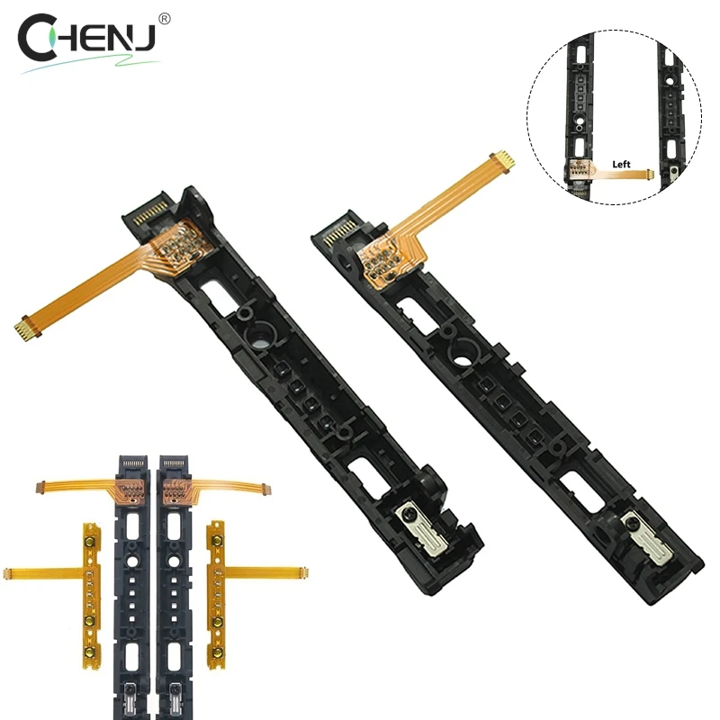 

1Pair Replacement LR Slide Left Right Slider Rail With SL SR Flex Cable For Nintend Switch NS Joy-Con Joycon Controller