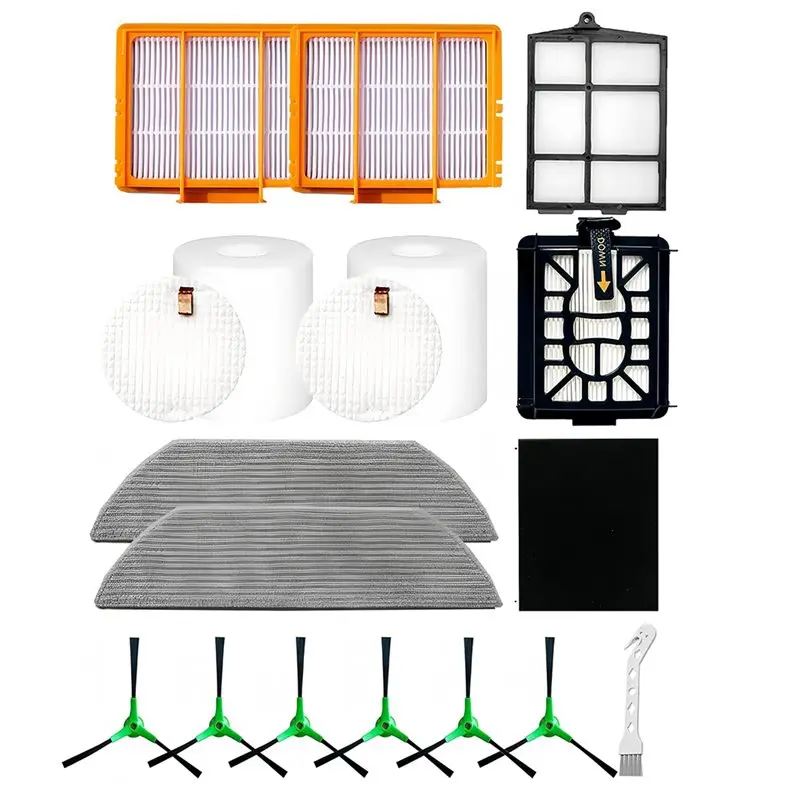 EMECE-For Shark Powerdetect Pro Replacement Parts Kit- Includes Brush Sets, HEPA Filters, And Extra Accessories