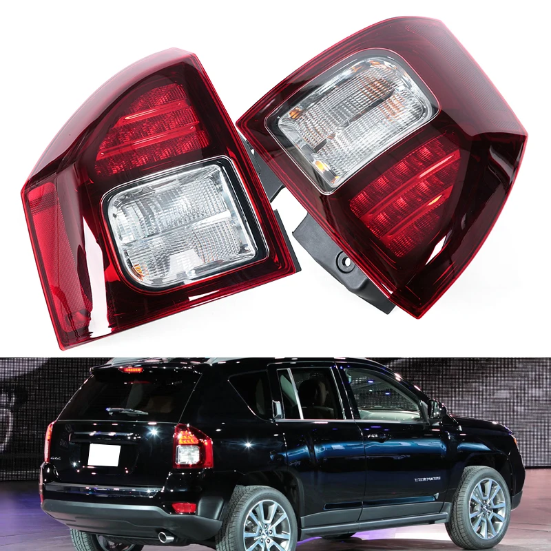 For Jeep Compass 2014-2017 US Version Car Tail LightsLED Rear Bumper Light Tail Stop Brake Lamp Turn Signal Warning 5272909AB