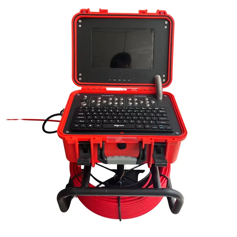 

10,1-дюймовая SD-карта 32 ГБ, водонепроницаемая IP68, эндоскоп для промышленной дренажной трубы, 100 м, камера для осмотра канализационных труб