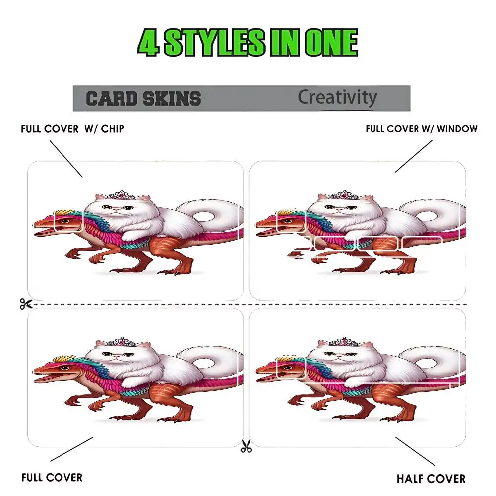 D-Dungeon Crawler Carl Credit Card Skin Stickers for Bank Card Bus Metro Card Sticker Waterproof Women Gift