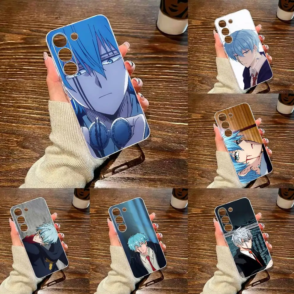 F-Lance Crown Phone Case For Samsung GalaxyA13,21s,21,22,31,32,41,52,53,71,72,73 Transparent Cover BNM
