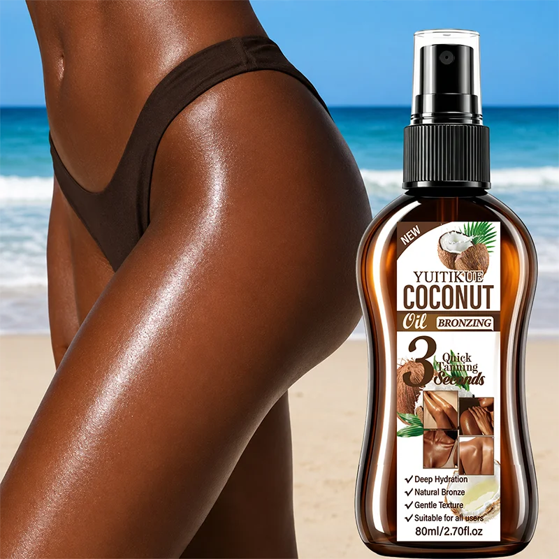3 Seconds Coconut Bronzing Oil - Oil Mister Spray Bottle recension och pris