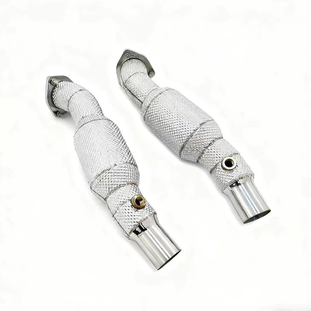 GDR Stainless Steel Downpipe Exhaust Pipe for F430 4.3 2005-2009 Catless for F430