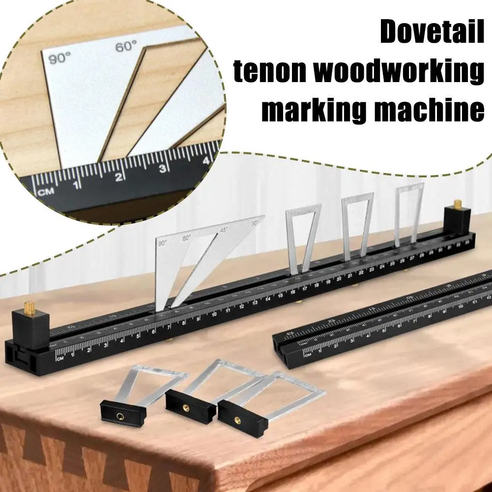 Dovetail Marker Dovetail Scribing Tool Hand Cut Wood 1:5 Dovetail Size 1:8 Dovetail Tool Gauge Guide Template Joints P6B3