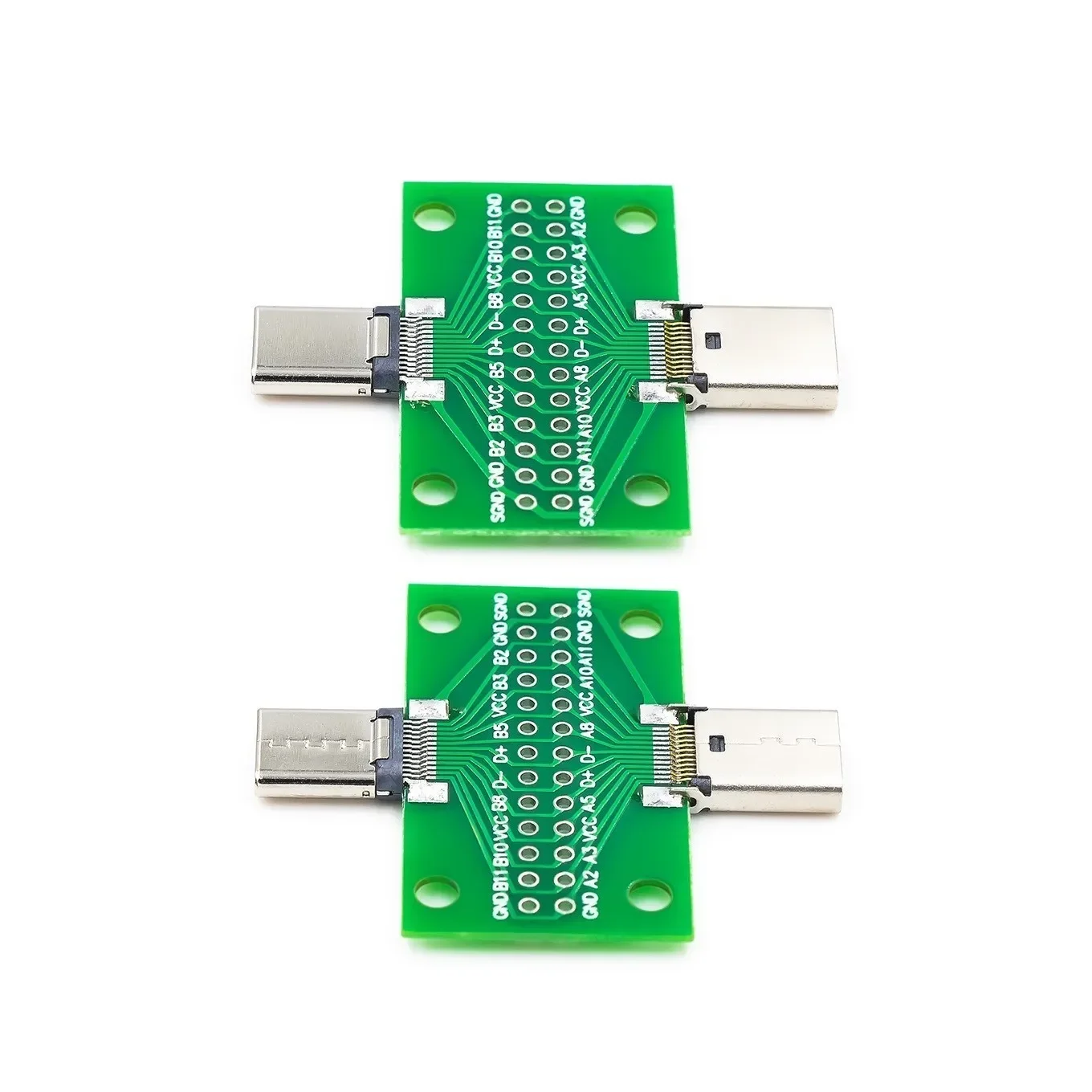 Type-c Double-sided front and back pins of the test board 24P bus-to-female USB3.1 data cable conversion