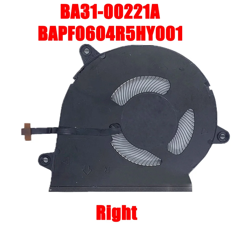 

Вентилятор охлаждения левый и правый для ноутбука Samsung BA31-00222A BA31-00221A BAPG0504R5HY001 BAPF0604R5HY001 DC5V 0,5A новый