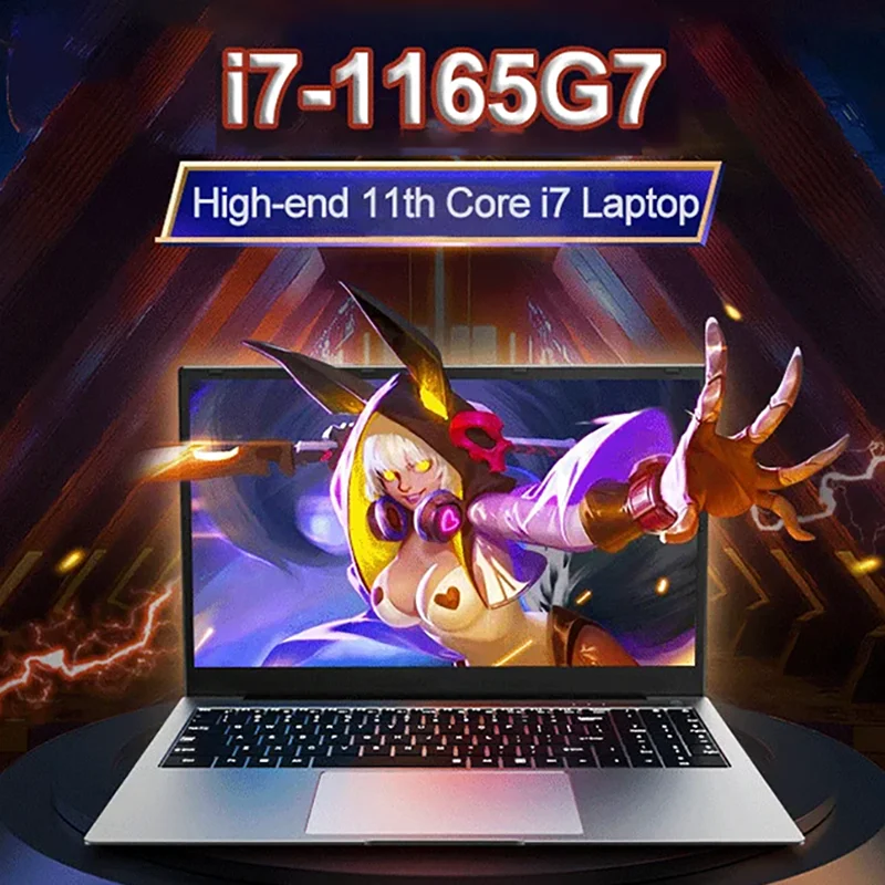 NVIDIA MX450 i7 1195g7 DDr4 32G RAM 2TB SSD-laptop 15,6 inch laptop Core Window11 Pro 1920*1080 scherm Draagbare gaming-notebook