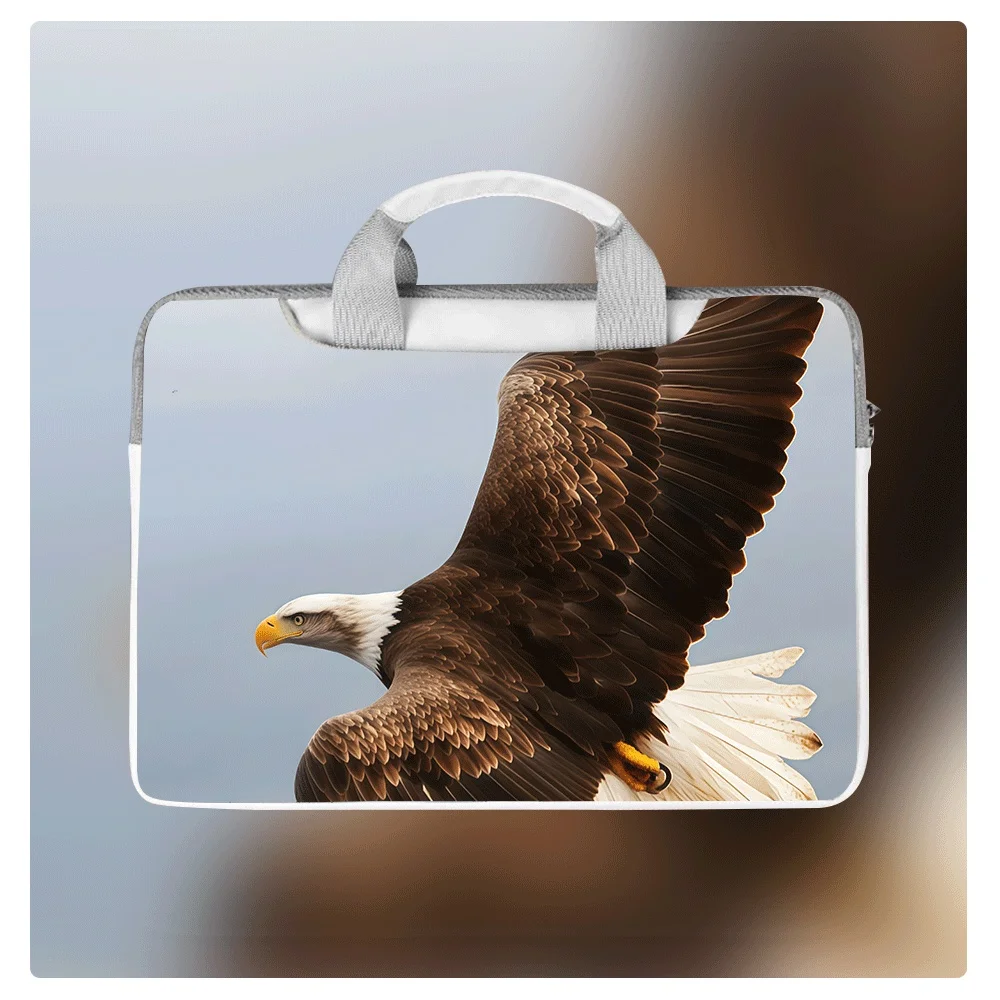 

Сумка для ноутбука с принтом орла Kawaii, 13,3, 14,6, 15, 16 дюймов, водонепроницаемая, противоударная, на плечо, через плечо, для Apple, Dell, Asus, в подарок