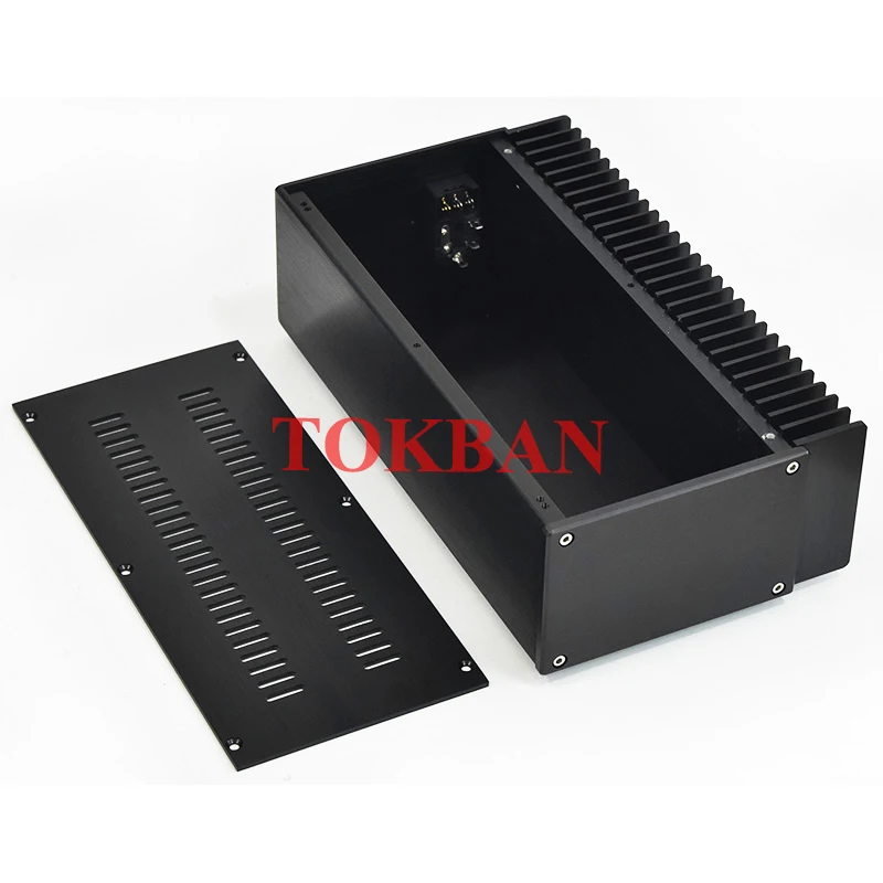 Tokban Audio 1809 175*90*309mm Aluminum Split Mono Amplifier Chassis Enclosure Single-side Radiator DIy Home Amp Case Shell