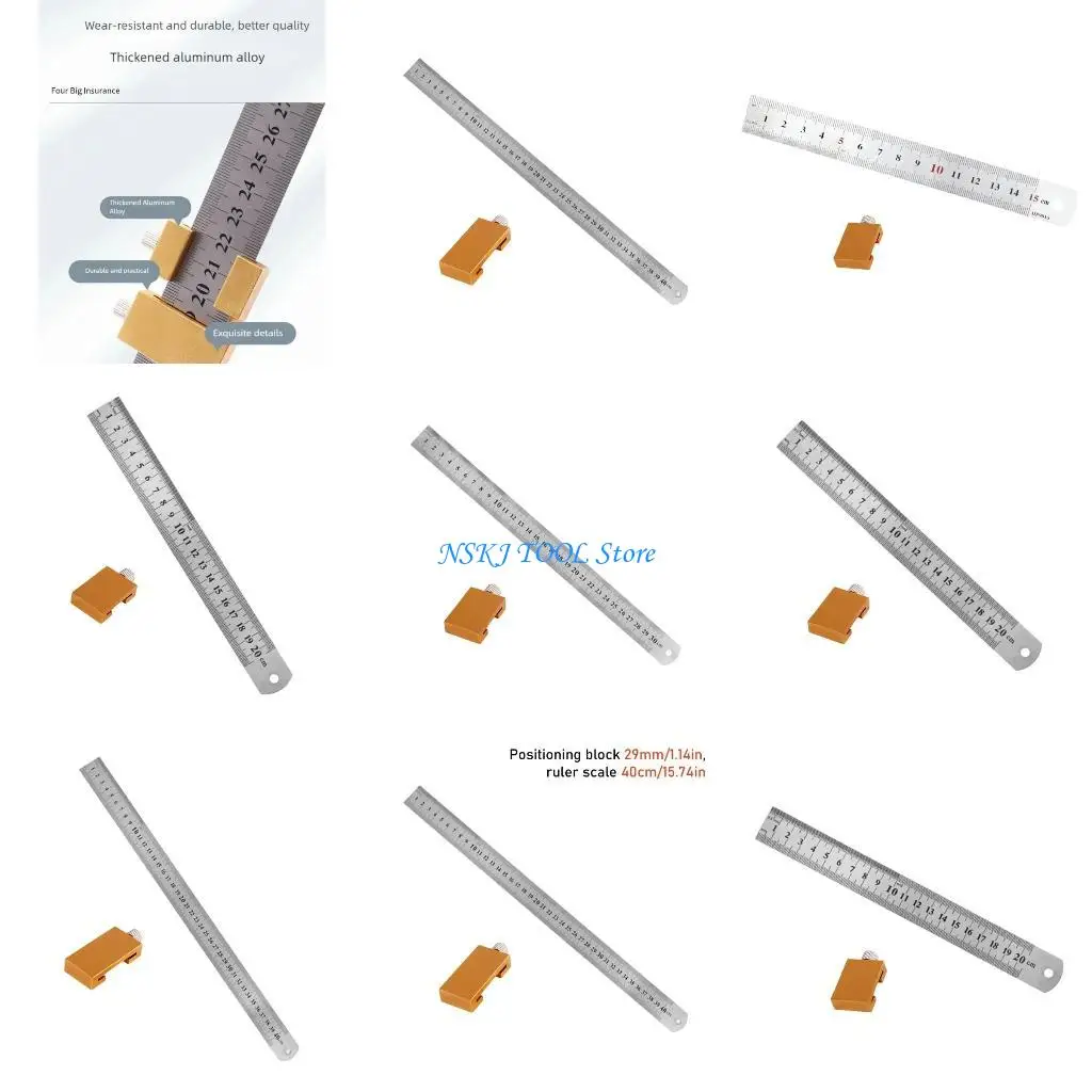 Alat penandaan akurasi L8RC dengan blok penentuan posisi yang dapat disesuaikan untuk pembuatan furnitur