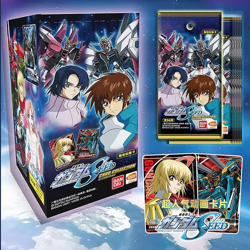 

Bandai Genuine Mobile Suit Gundam Seed Anime Character Collection Card Lacus SR Grade Official Licensed Premium Blind Box