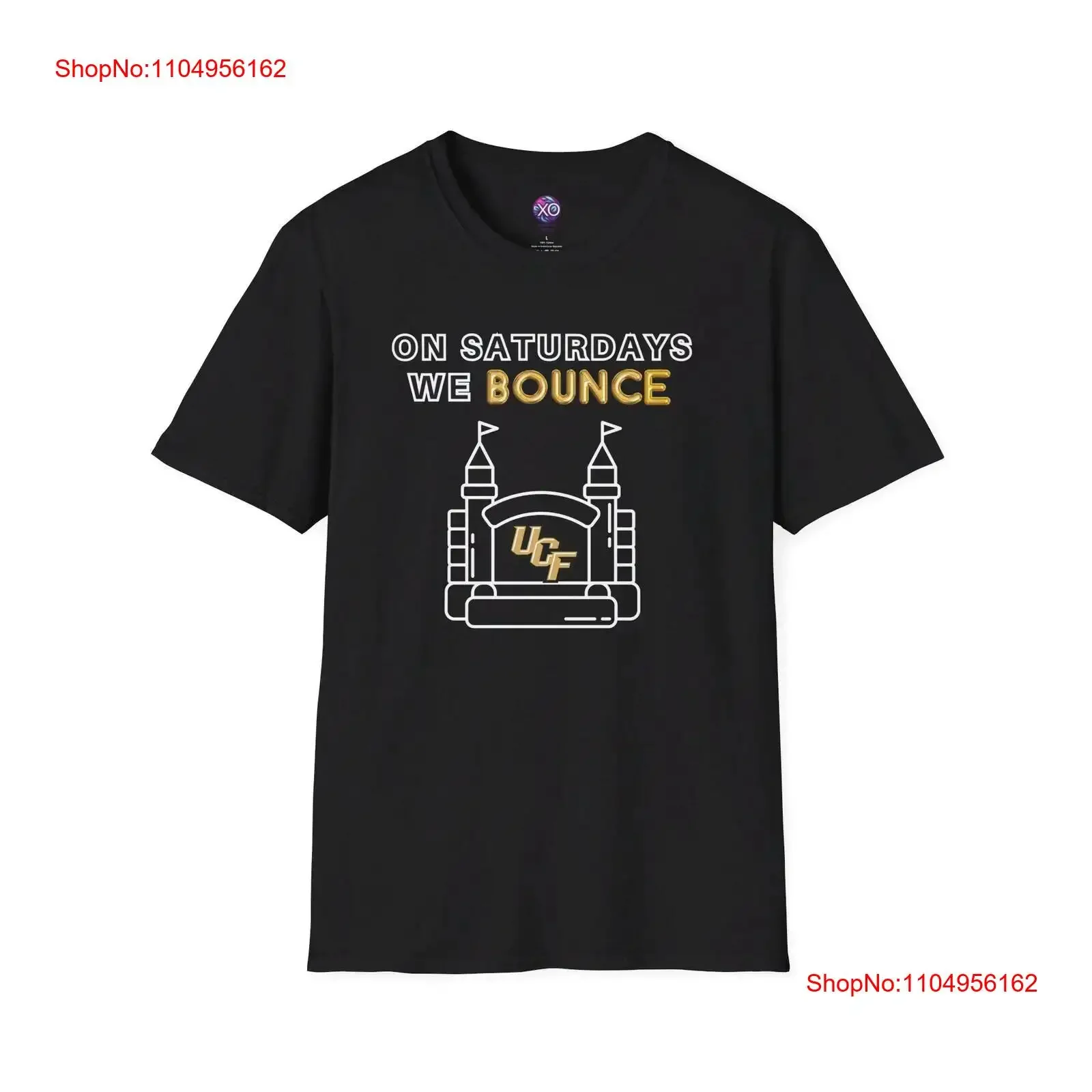 

UCF Bounce Saturdays Softstyle T Shirt vintage Washed Stylish graphic Comfortable Casual Soft homme designer clothes Stretched